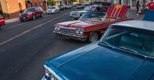 STOCKTON: CHROME, STEEL AND CLASS: CRUISERS RETURN TO THE MIRACLE MILE FOR MONTHLY SHOW