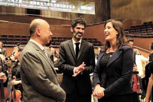 Oakland’s Mayor Libby Schaaf and the Oakland Symphony Youth Orchestra in Shanghai, China