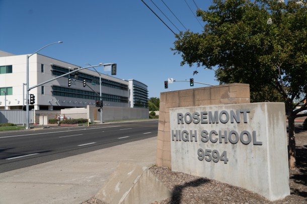 Rosemont High School and the Sacramento County Youth Detention Facility are located across the street from one another, ironically illustrating the school to prison pipeline that many Black lives have been through. Roberto Alvarado, OBSERVER